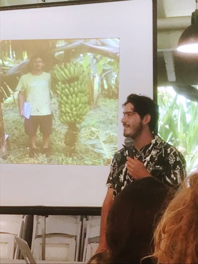 Gabe Sachter-Smith, Hawai‘i banana expert.