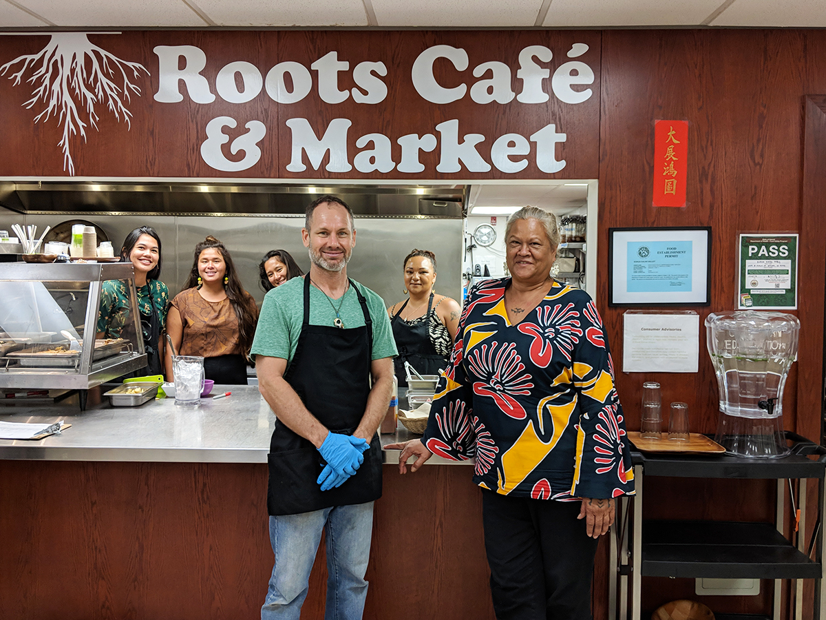 Roots Cafe staff.