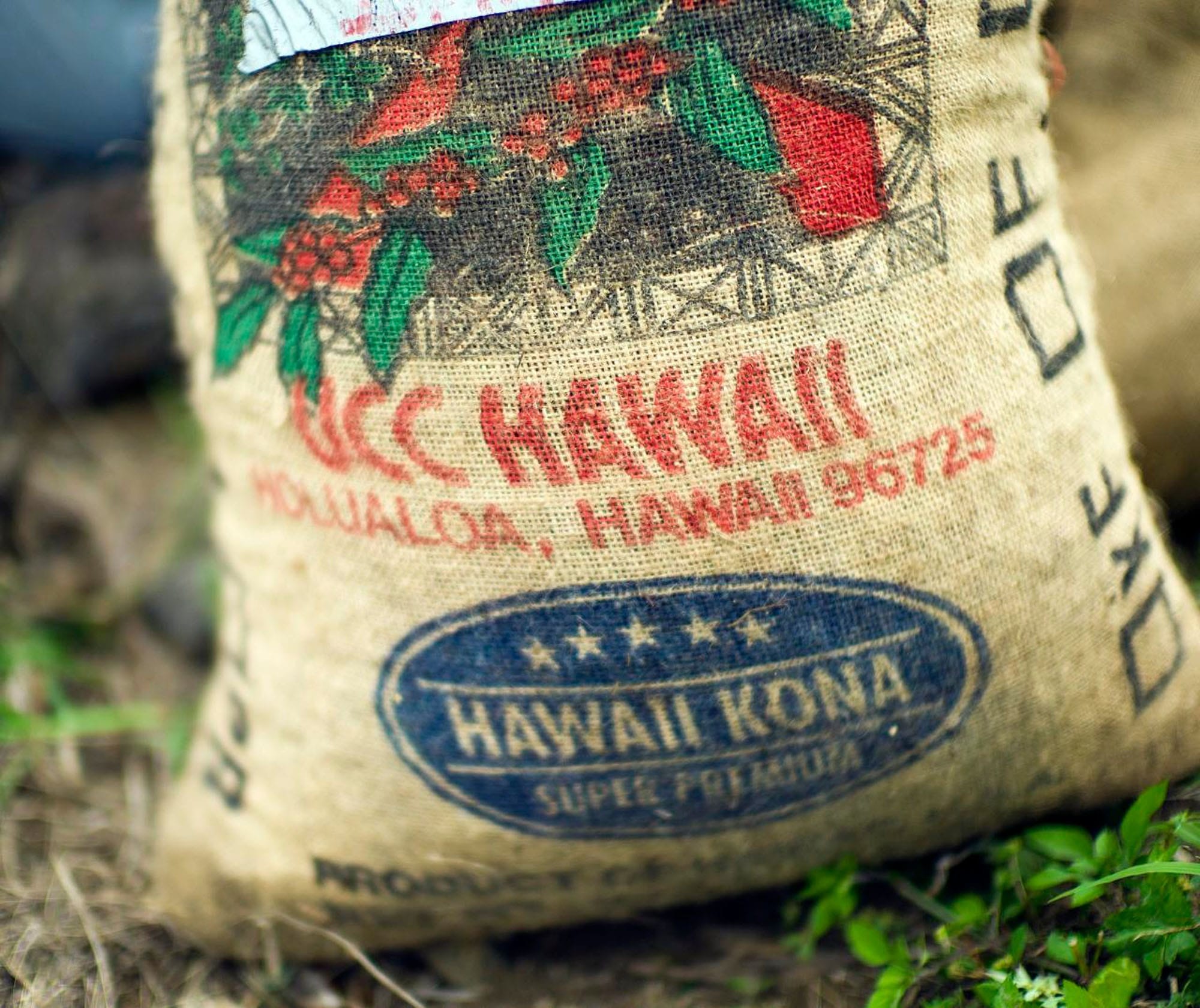 Bag of 100% Pure Kona Coffee beans