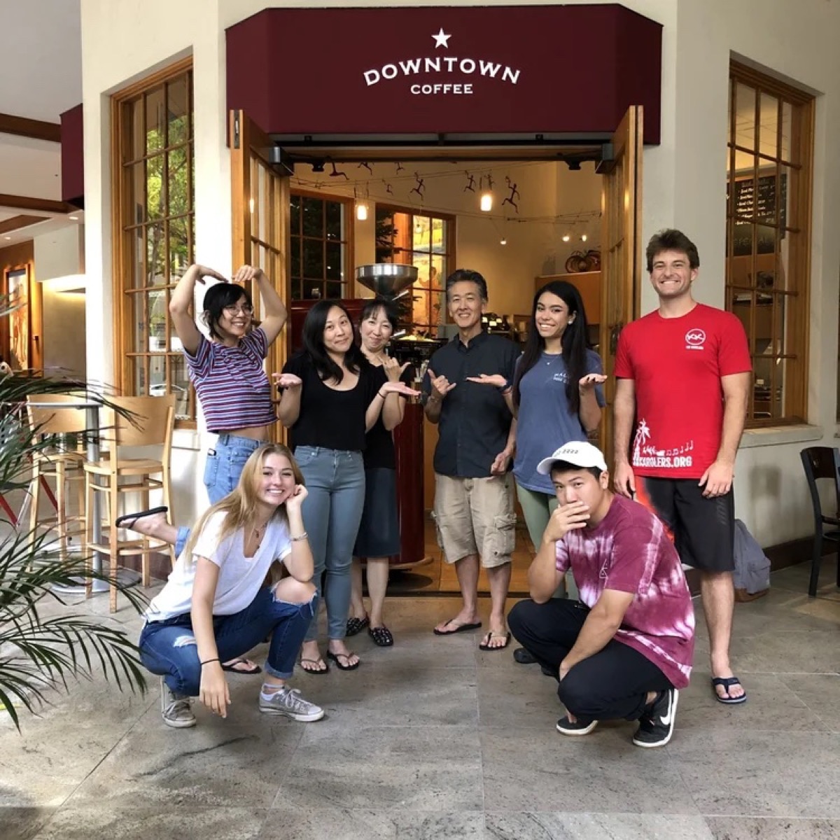 Downtown Coffee on Fort St. Mall in Honolulu