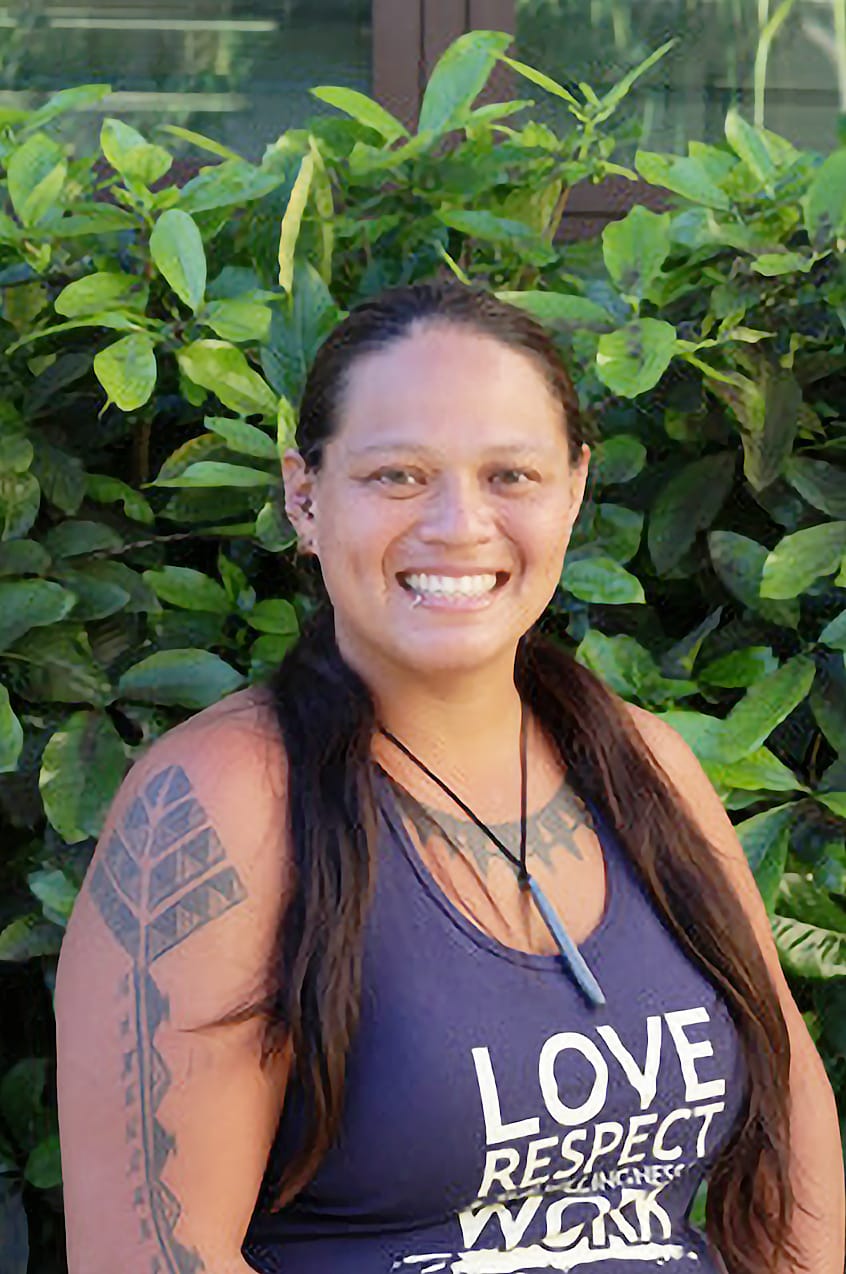 Cheryse Kauikeolani Sana, general farm manager at MA'O